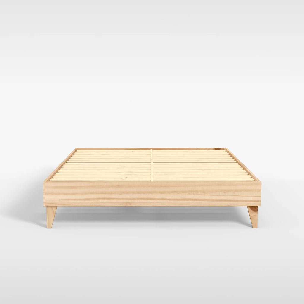 Birch wood outlet bed frame